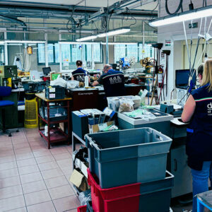 Preparazione della giunteria per scarpe